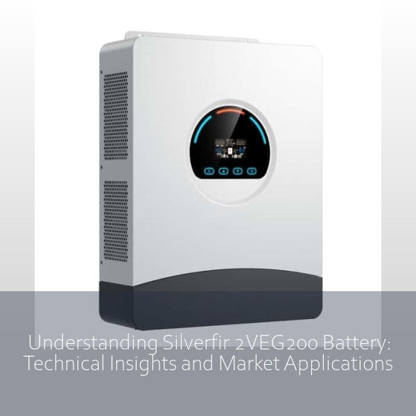 Understanding Silverfir 2VEG200 Battery: Technical Insights and Market Applications